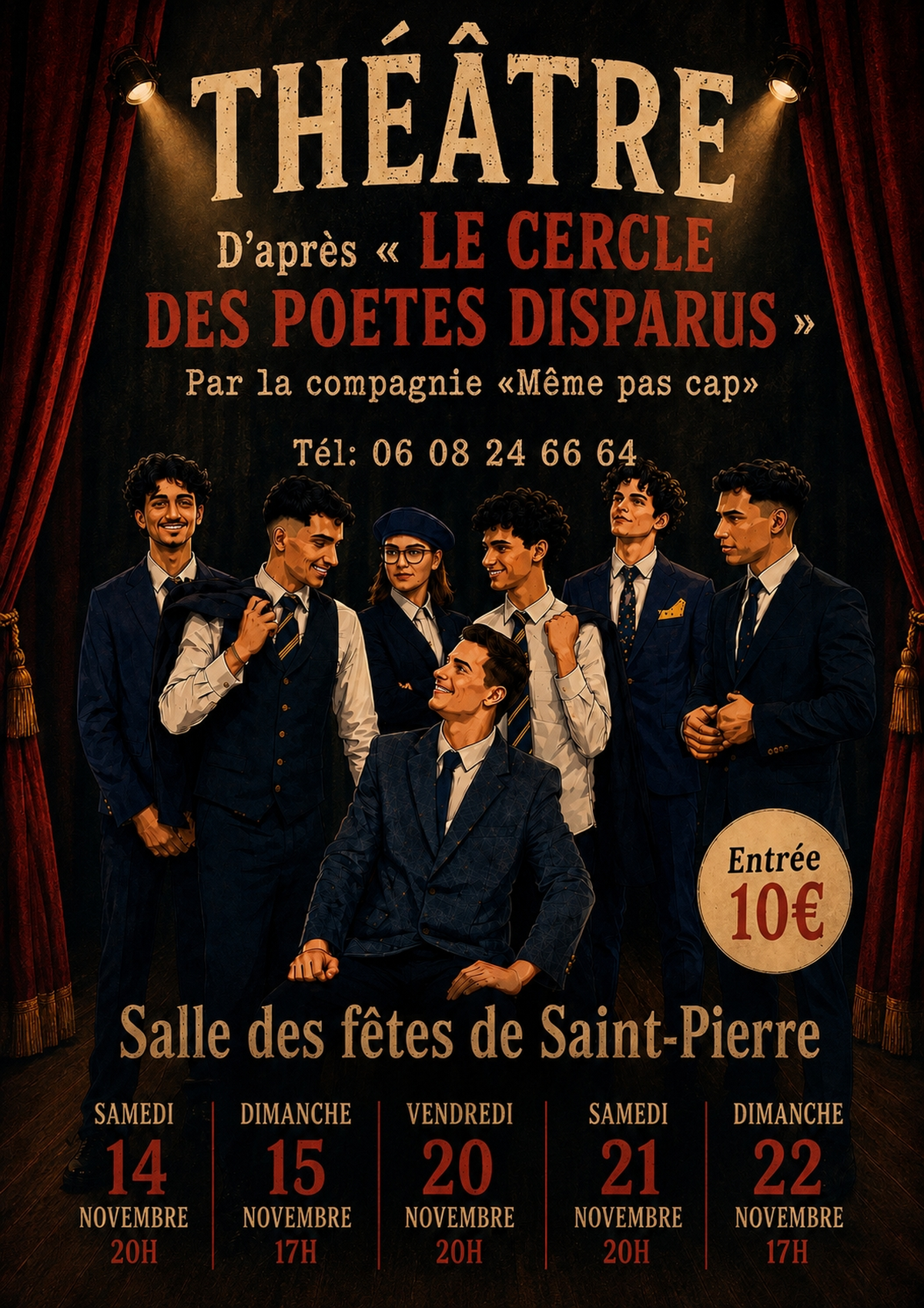 Théâtre - Le Cercle des poètes disparus