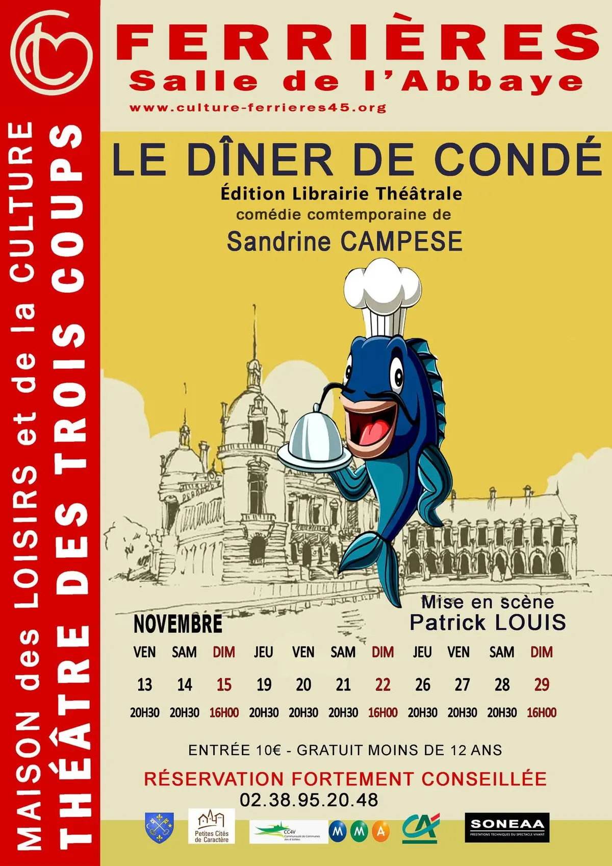 Théâtre : Le dîner de Condé