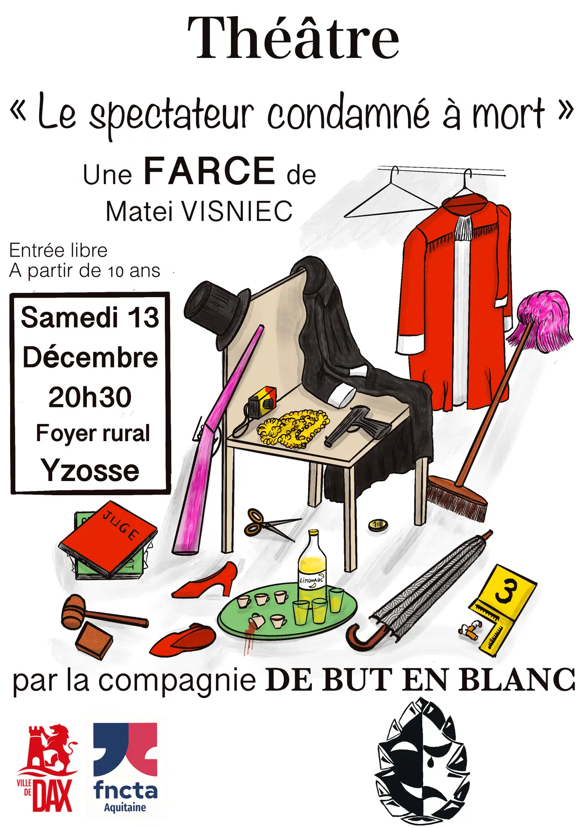 Théatre  Le spectateur condamné à mort