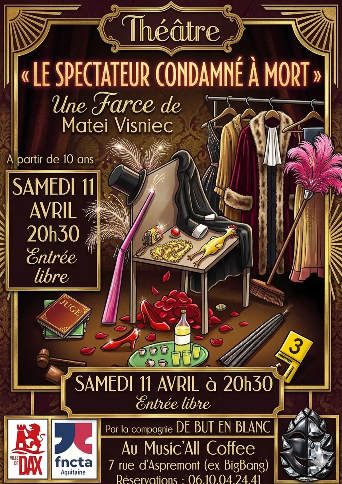 Théâtre : Le spectateur condamné à mort