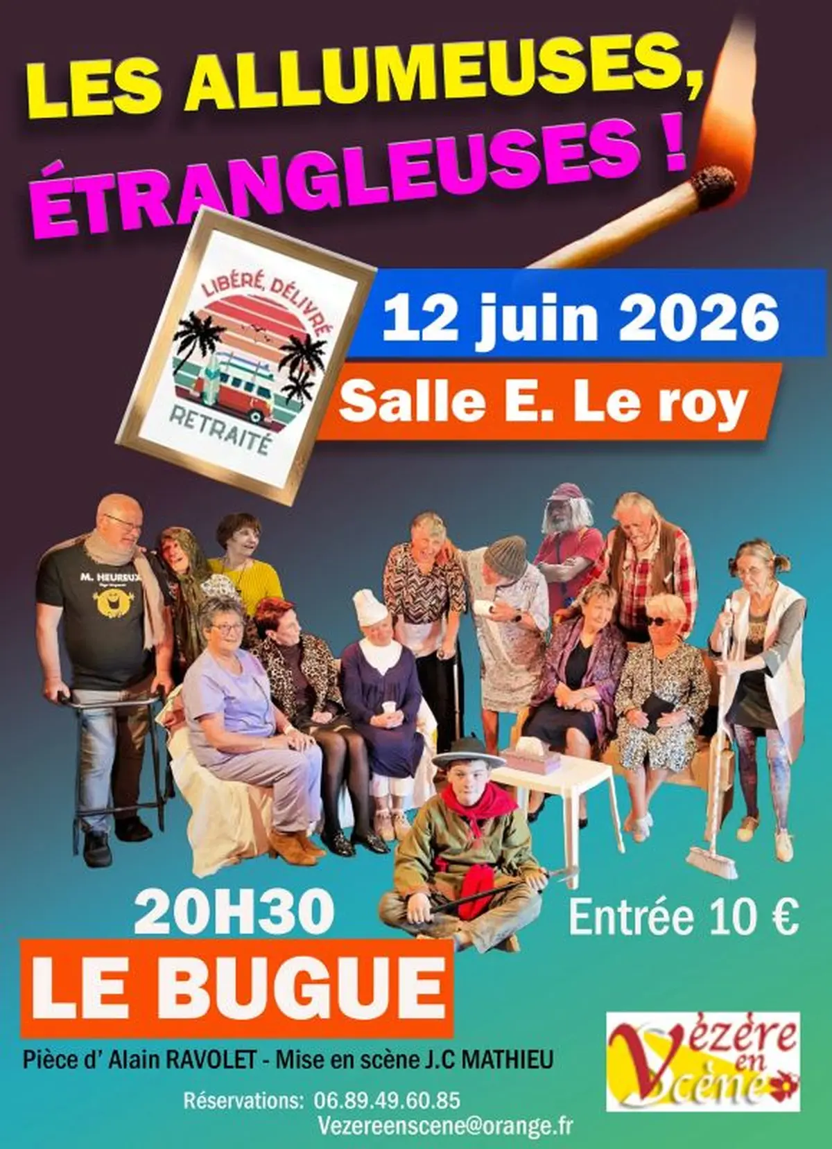 Théâtre - Les allumeuses, étrangleuses de Alain Rivolet