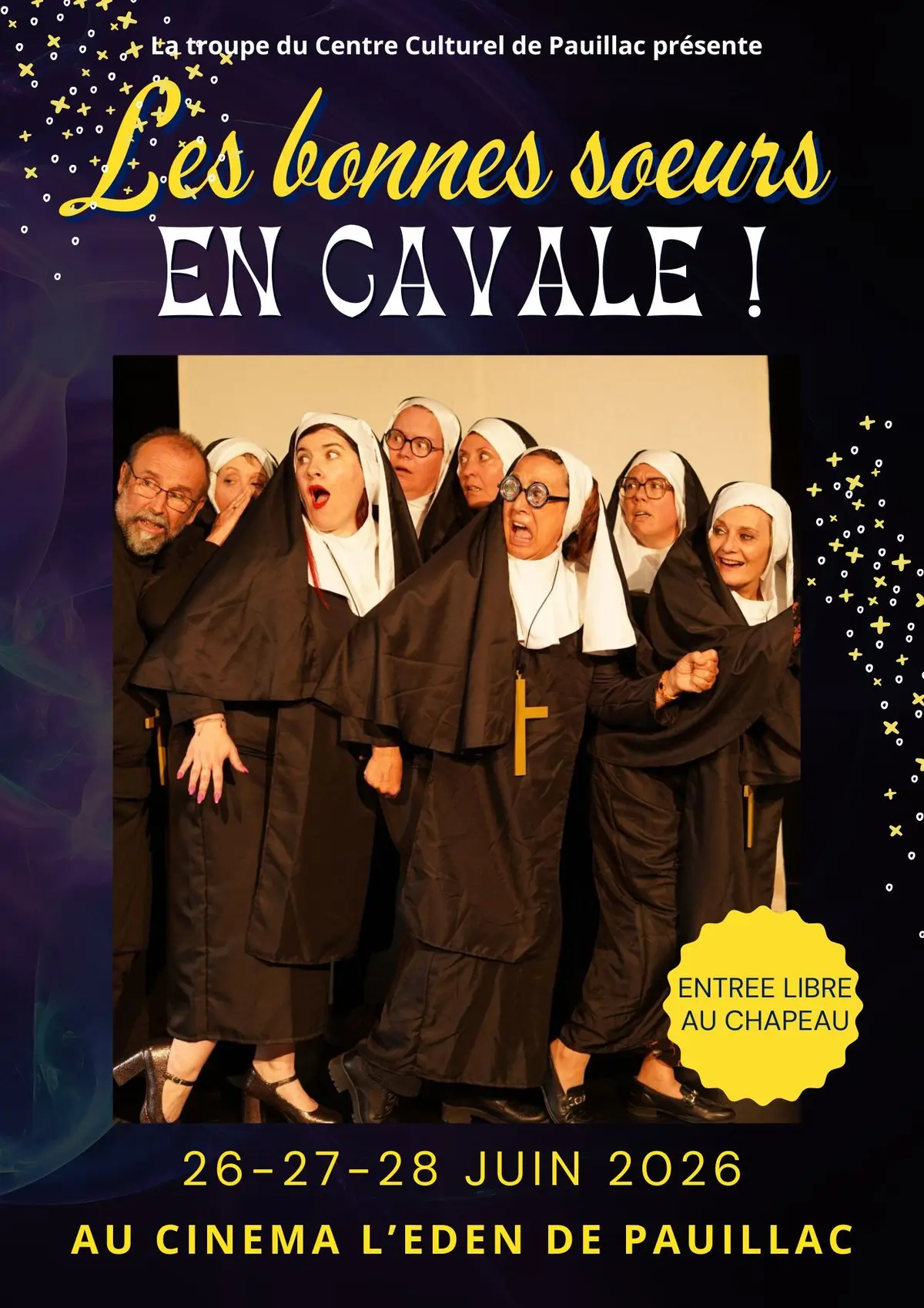 Théâtre Les bonnes sœurs en cavale