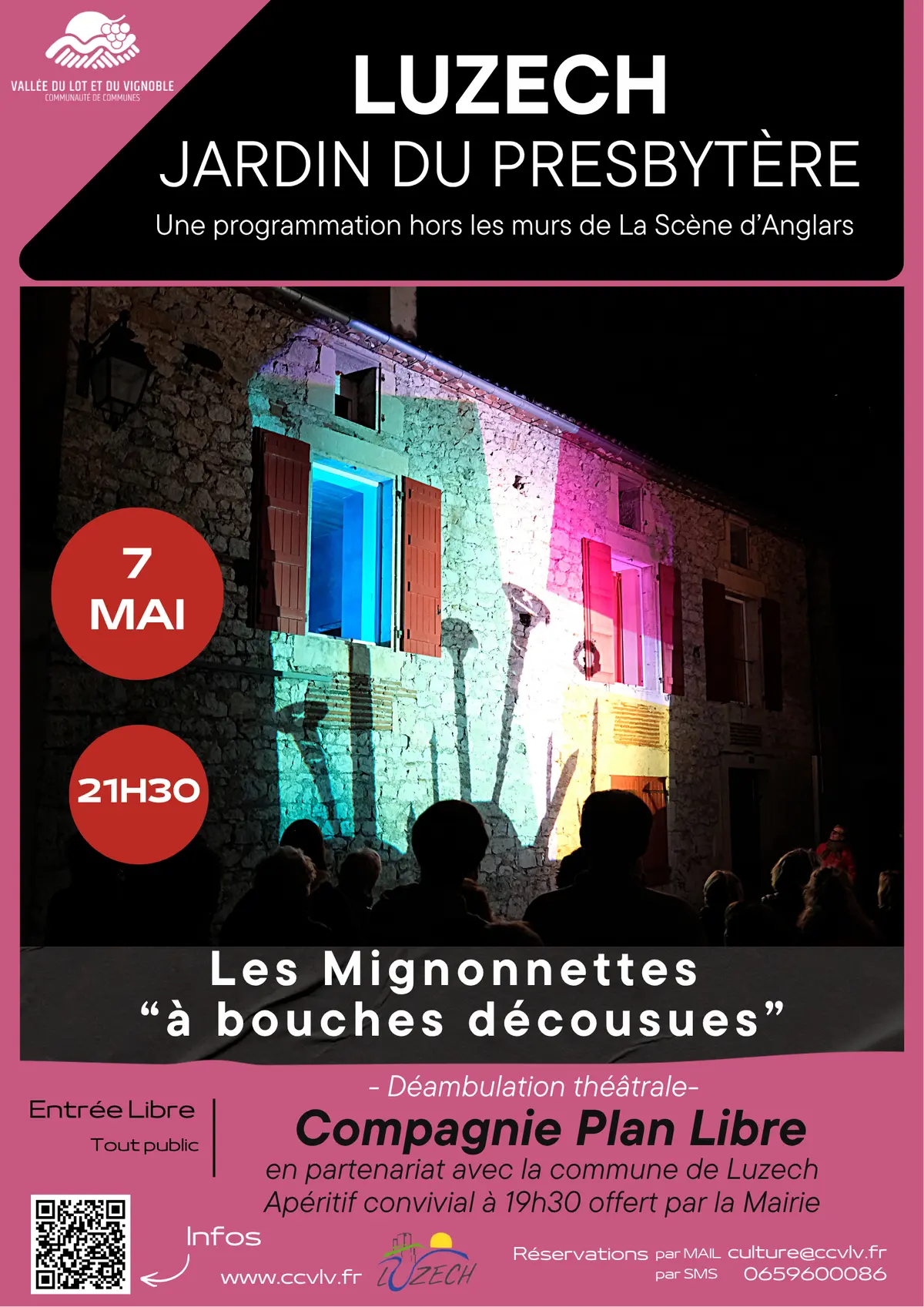 Théâtre : Les Mignonnettes à bouches décousues à Luzech