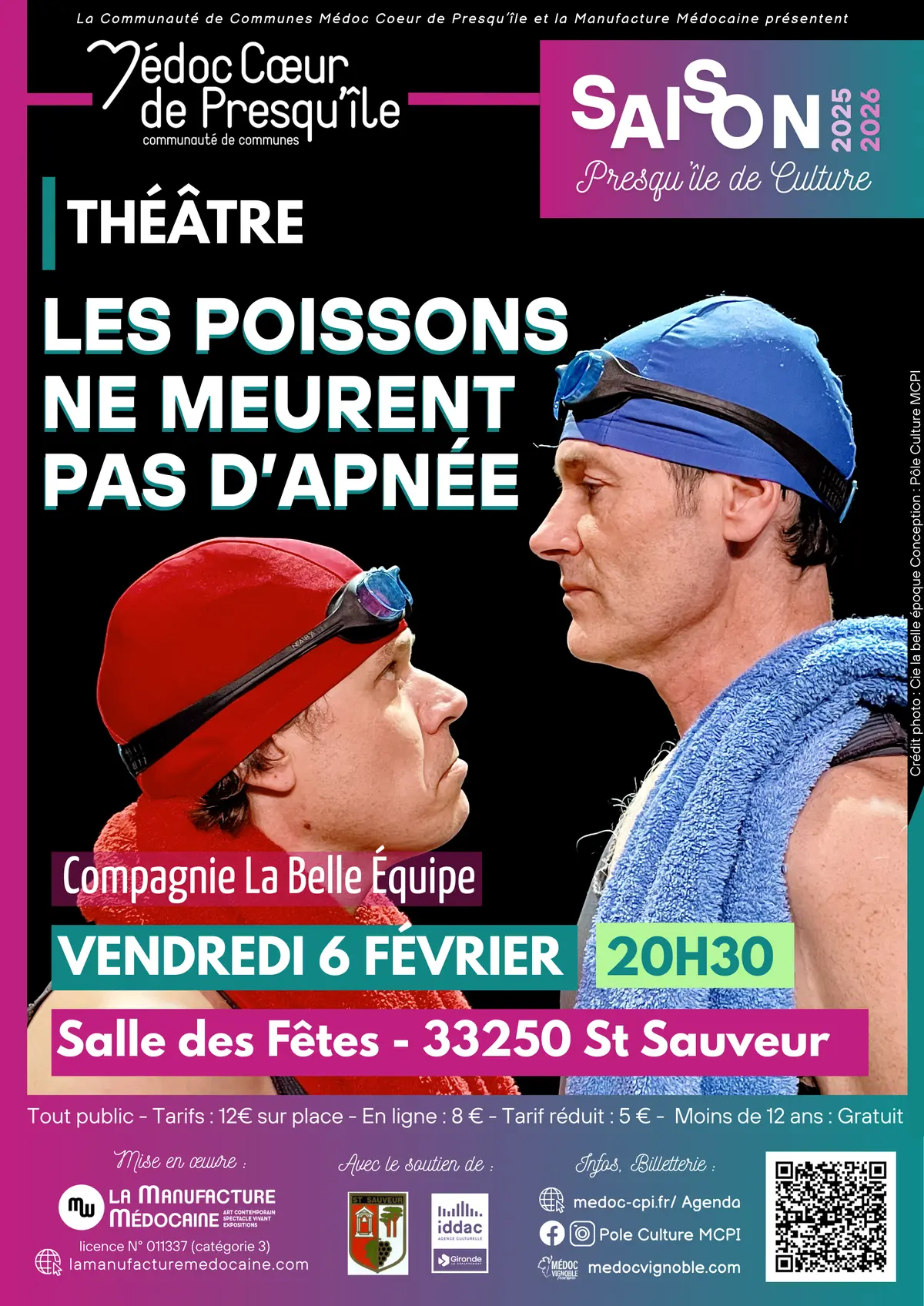 Théâtre Les poissons ne meurent pas d'apnée