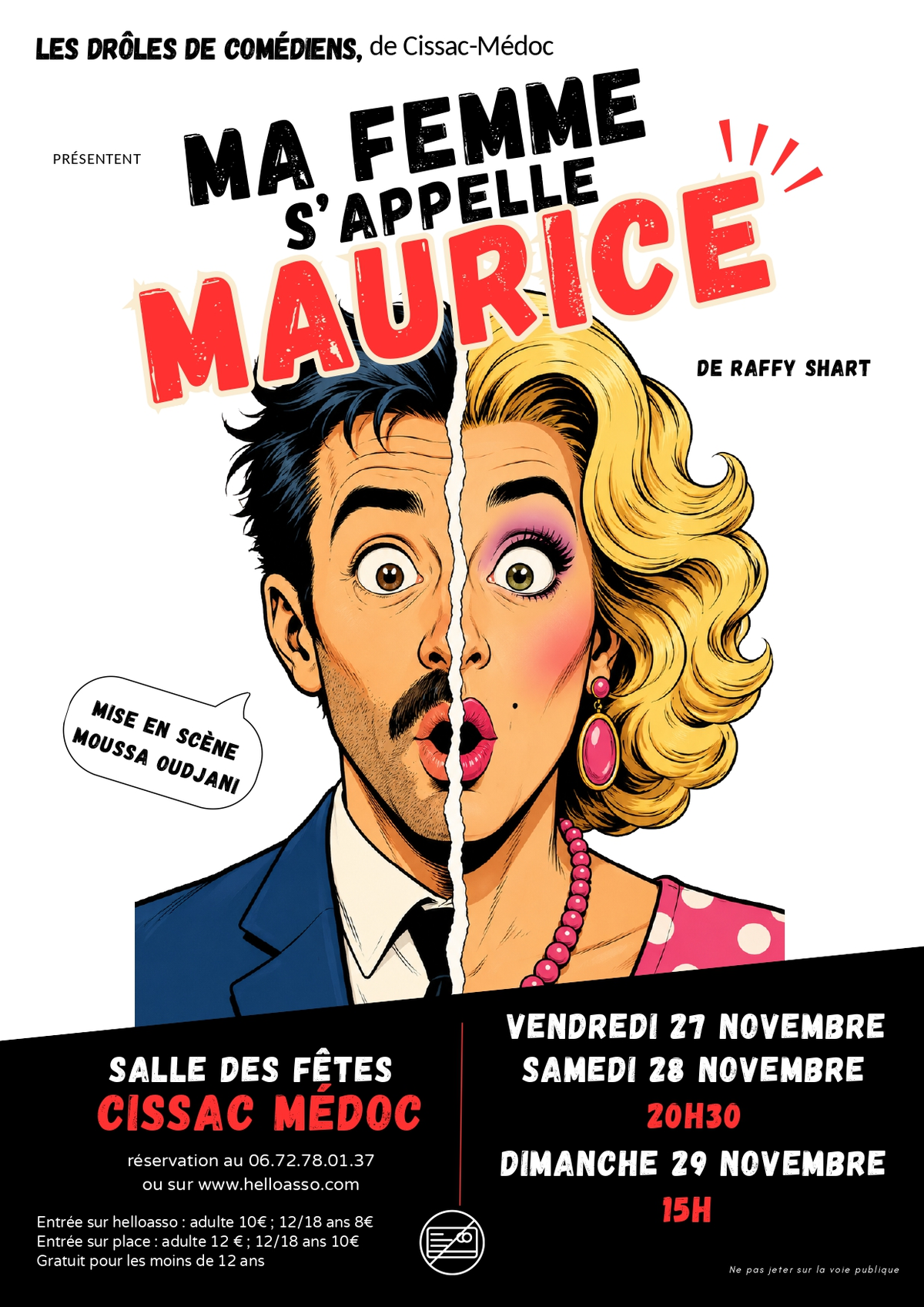 Théâtre : Ma femme s'appelle Maurice