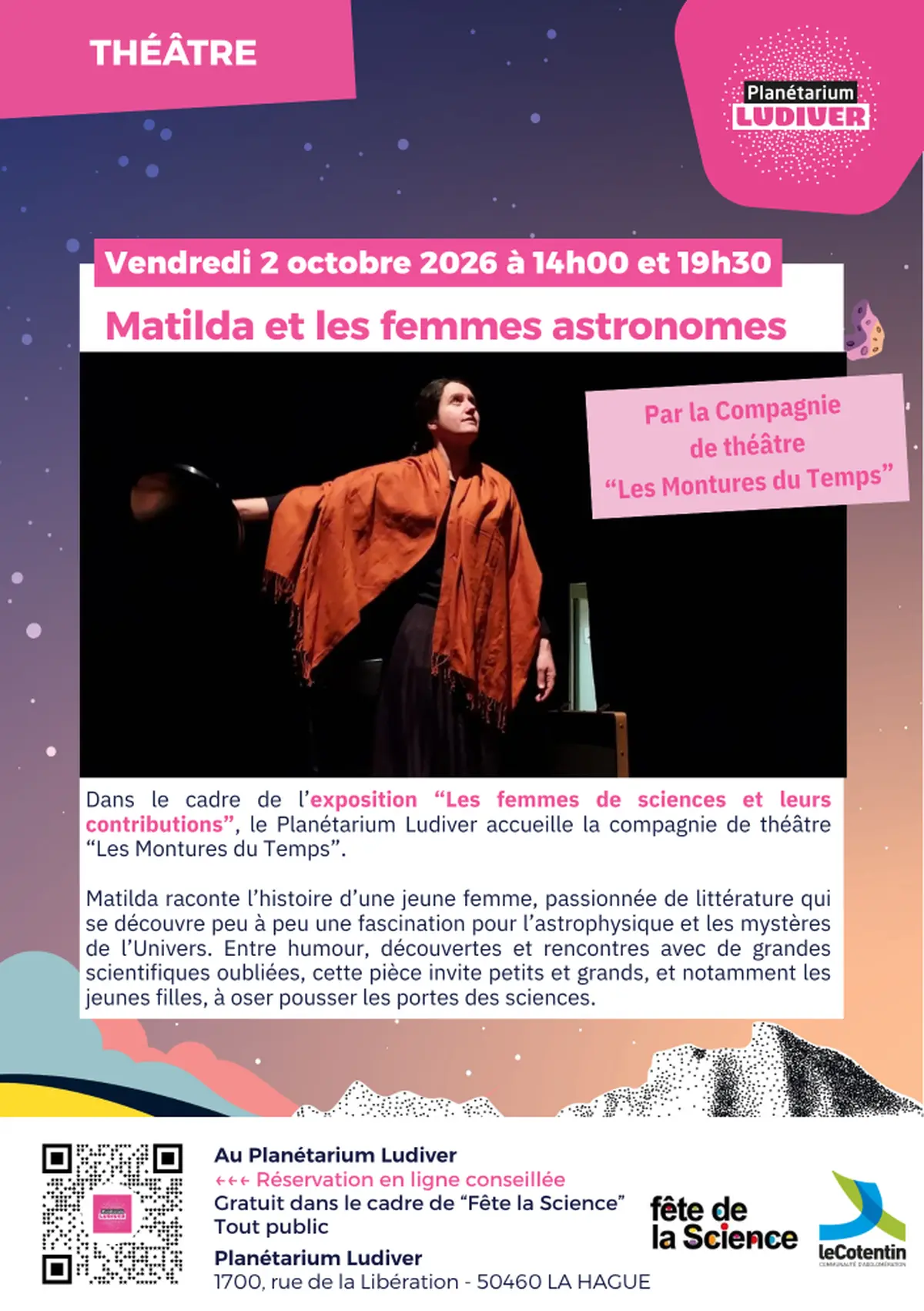 Théâtre Matilda et les femmes astronomes