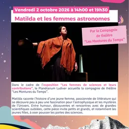 Théâtre Matilda et les femmes astronomes