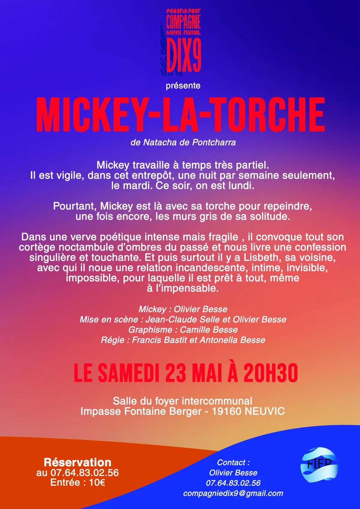 Théâtre Mickey la Torche compagnie Dix9