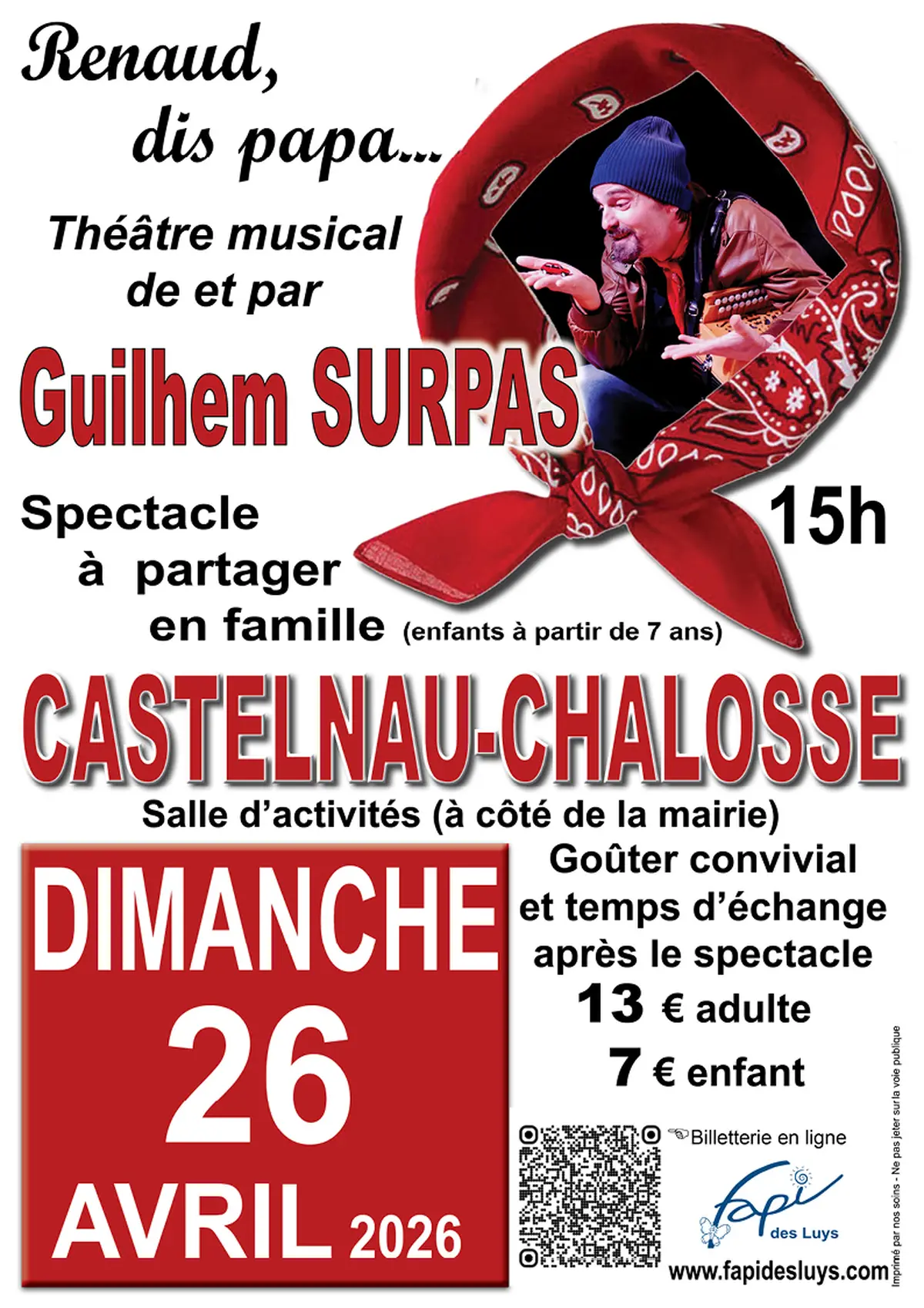 Théâtre musical Renaud, Dis papa !