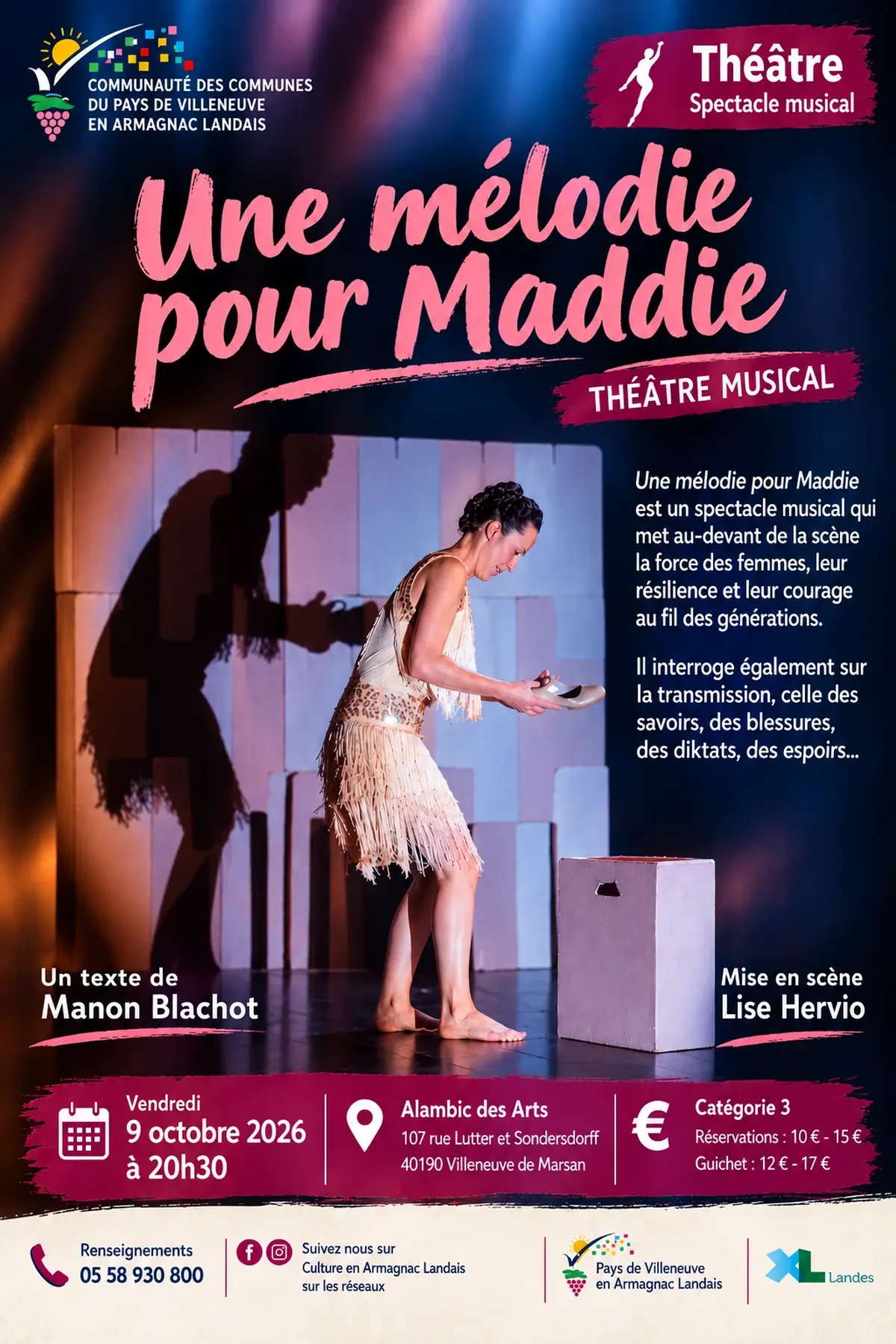 Théâtre musical : Une mélodie pour Maddie