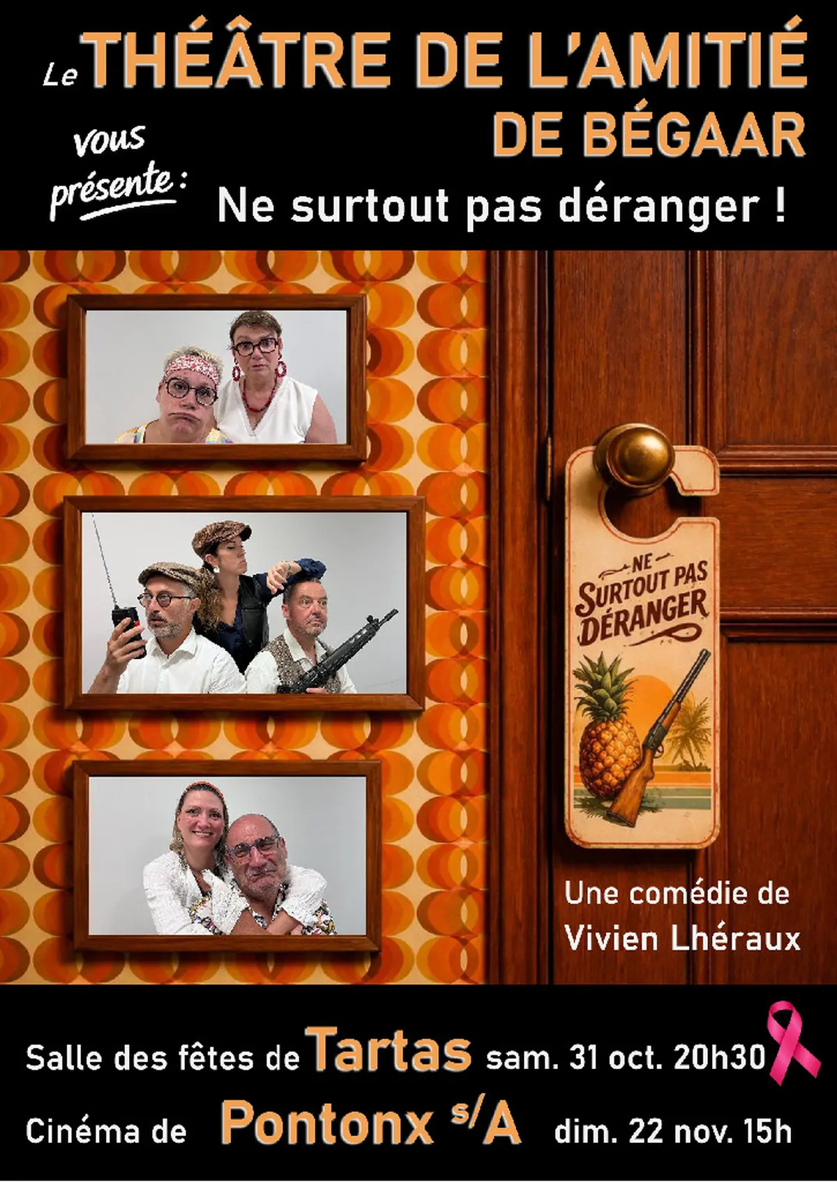Théâtre : Ne surtout pas déranger !