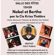 Théâtre : Nobel et Bertha