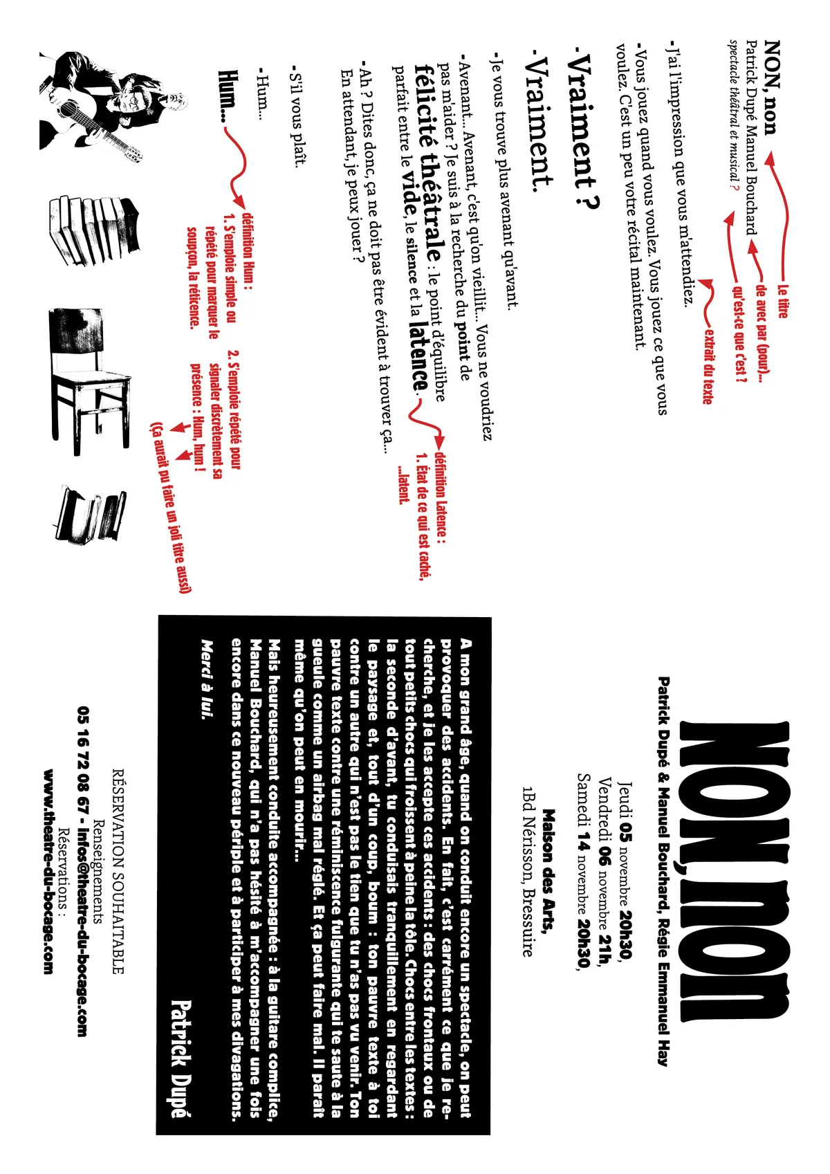 Théâtre - NON, non