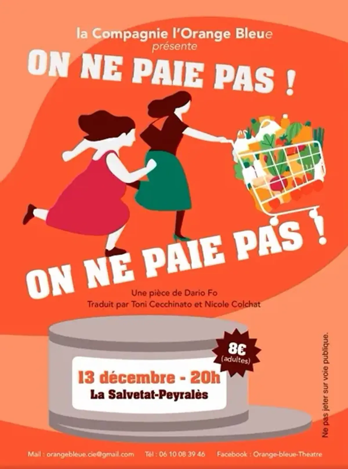 Théâtre - On ne paie pas ! on ne paie pas !