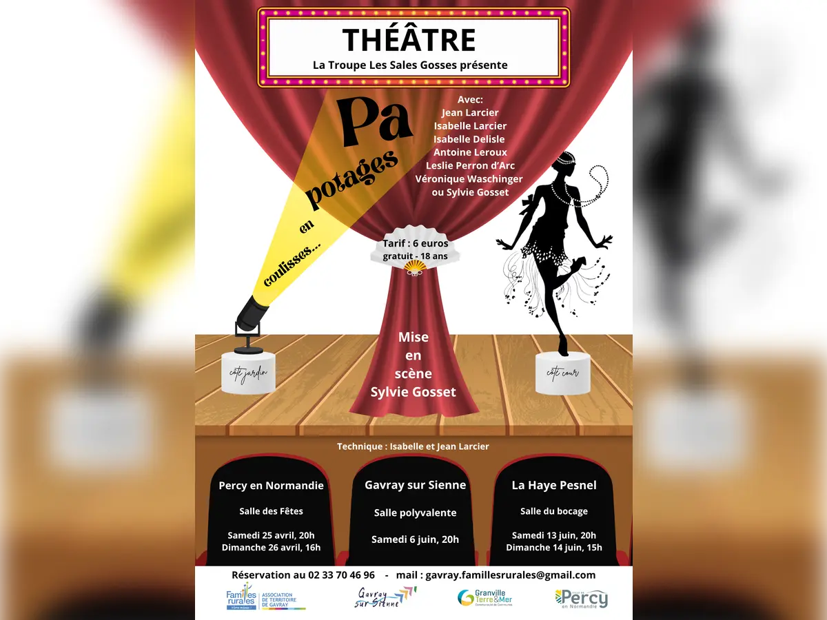 Théâtre Pa potages en coulisses