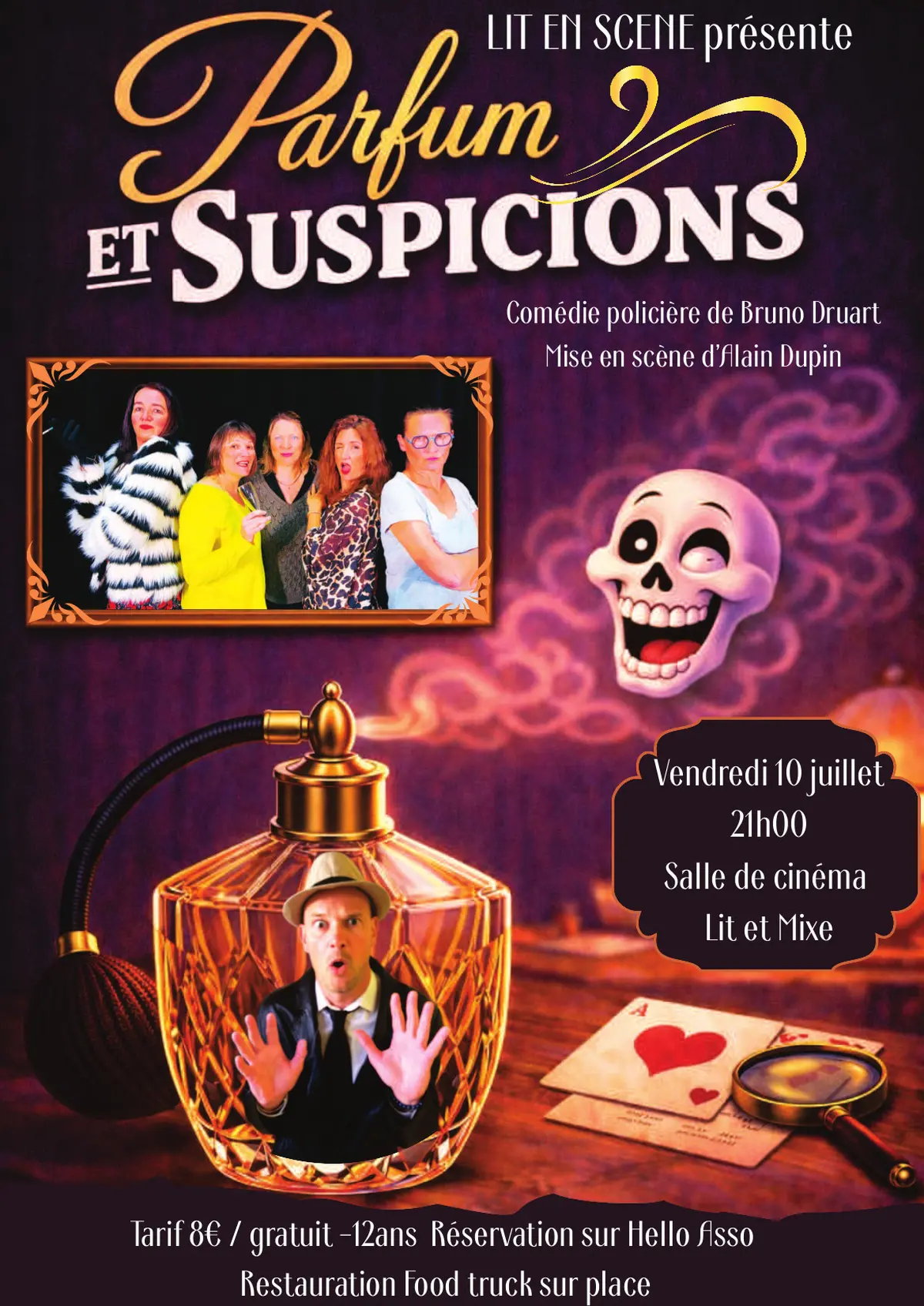 Théâtre Parfum et suspicions