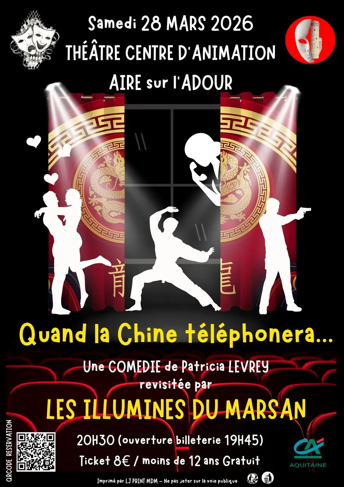 Théâtre Quand la Chine téléphonera