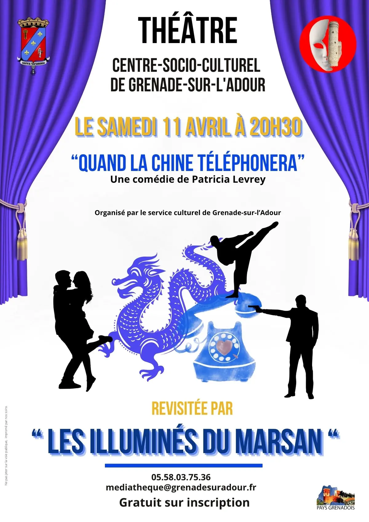 Théâtre quand la chine téléphonera