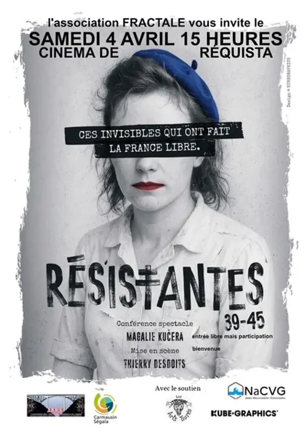 Théâtre -  Résistantes 39-45  de Magalie KUCERA / Brémaud