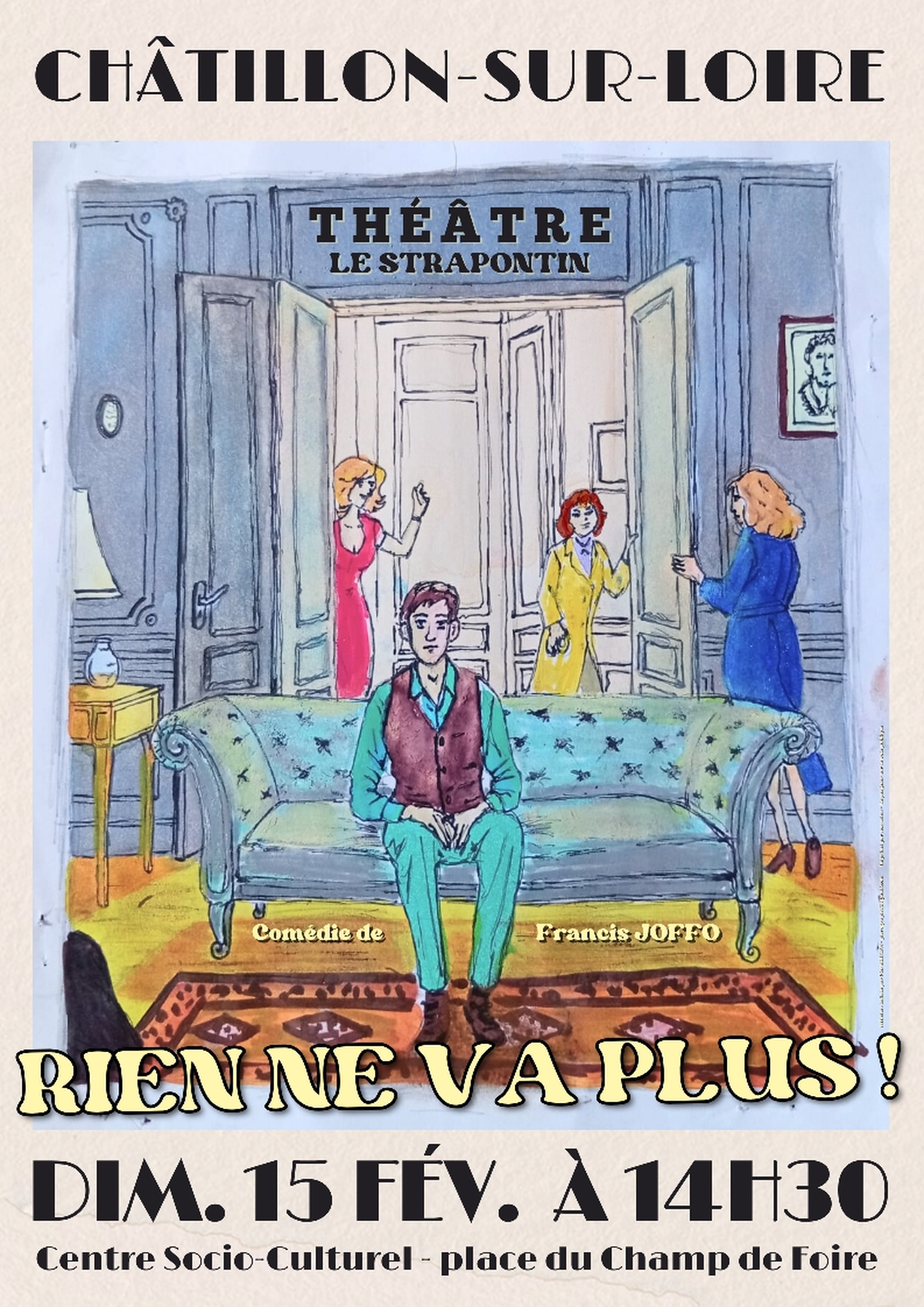 Théâtre Rien ne va plus ! avec Le Strapontin