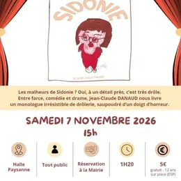 Théâtre - Sidonie