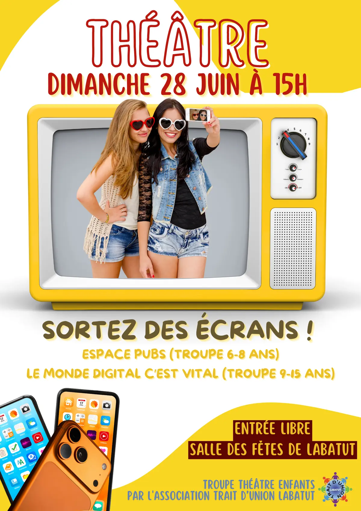 Théâtre : Sortez des écrans !