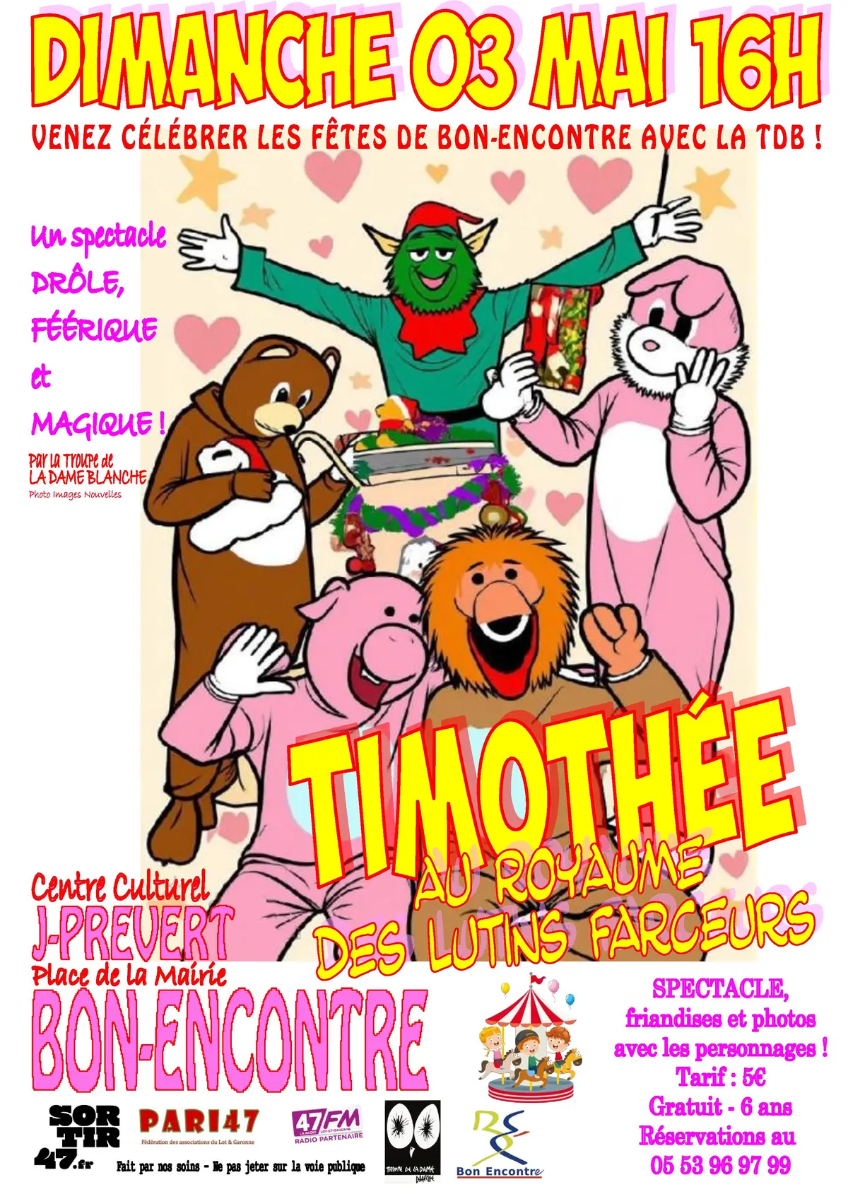 Théâtre : “TIMOTHÉE AU ROYAUME DES LUTINS FARCEURS”