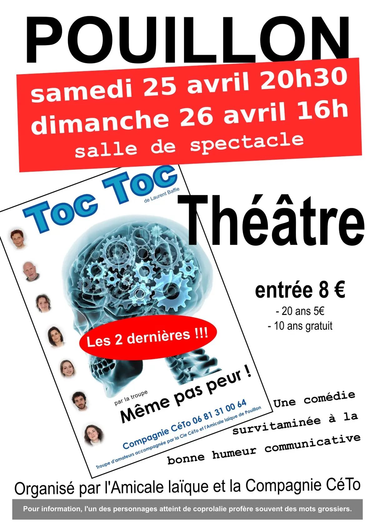Théatre : Toc Toc