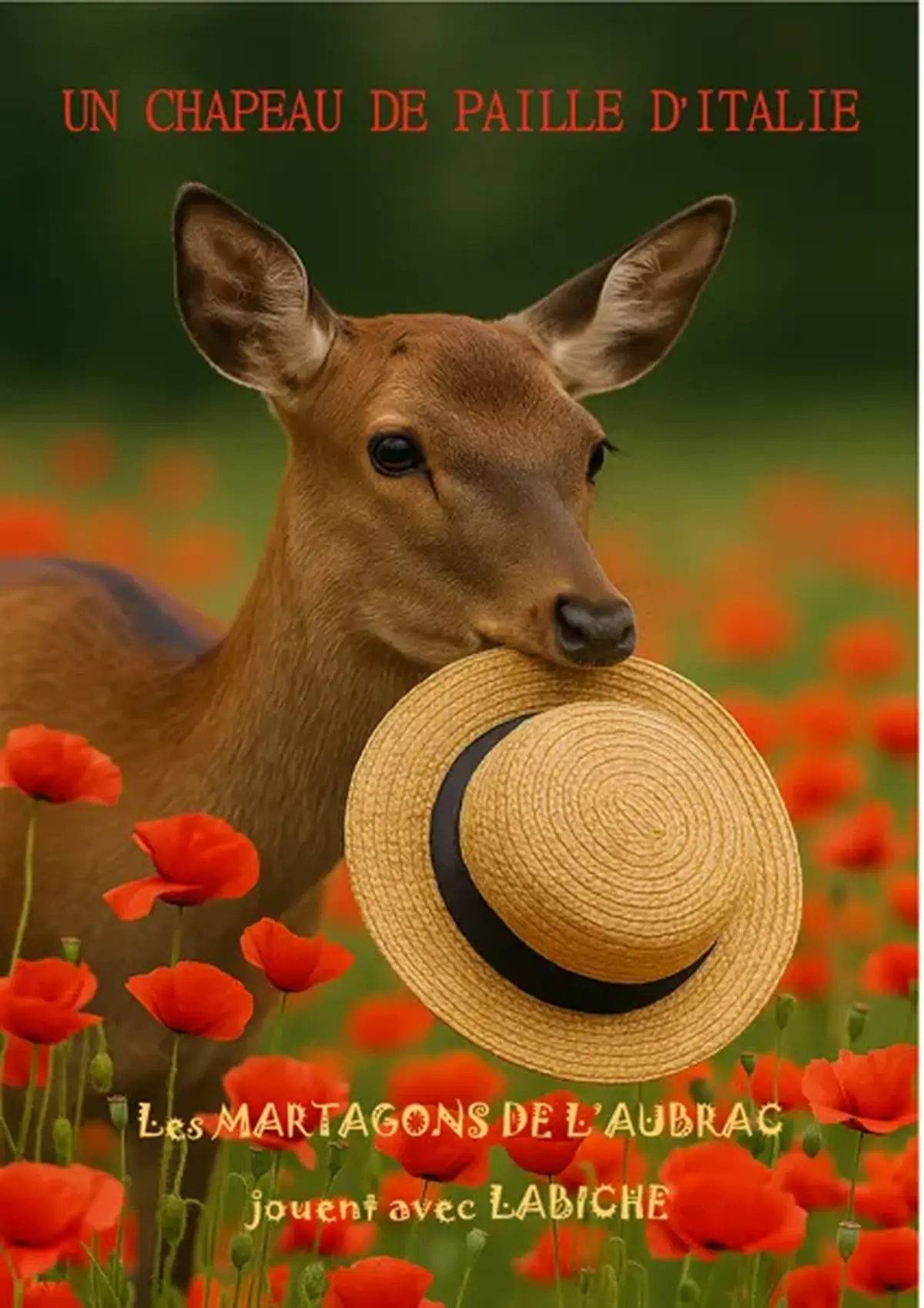 Théâtre : Un chapeau de paille d'Italie par la troupe des Martagons de l'Aubrac