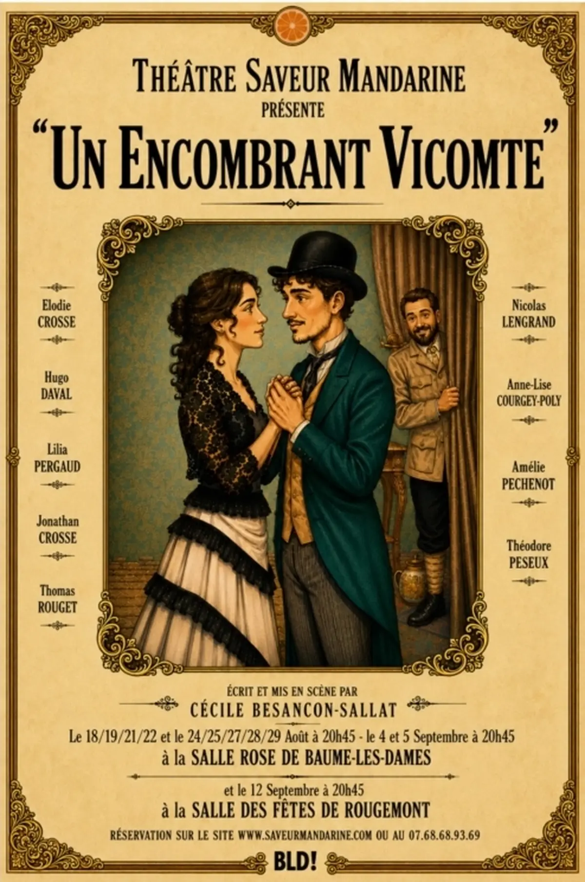 Théâtre : Un encombrant vicomte