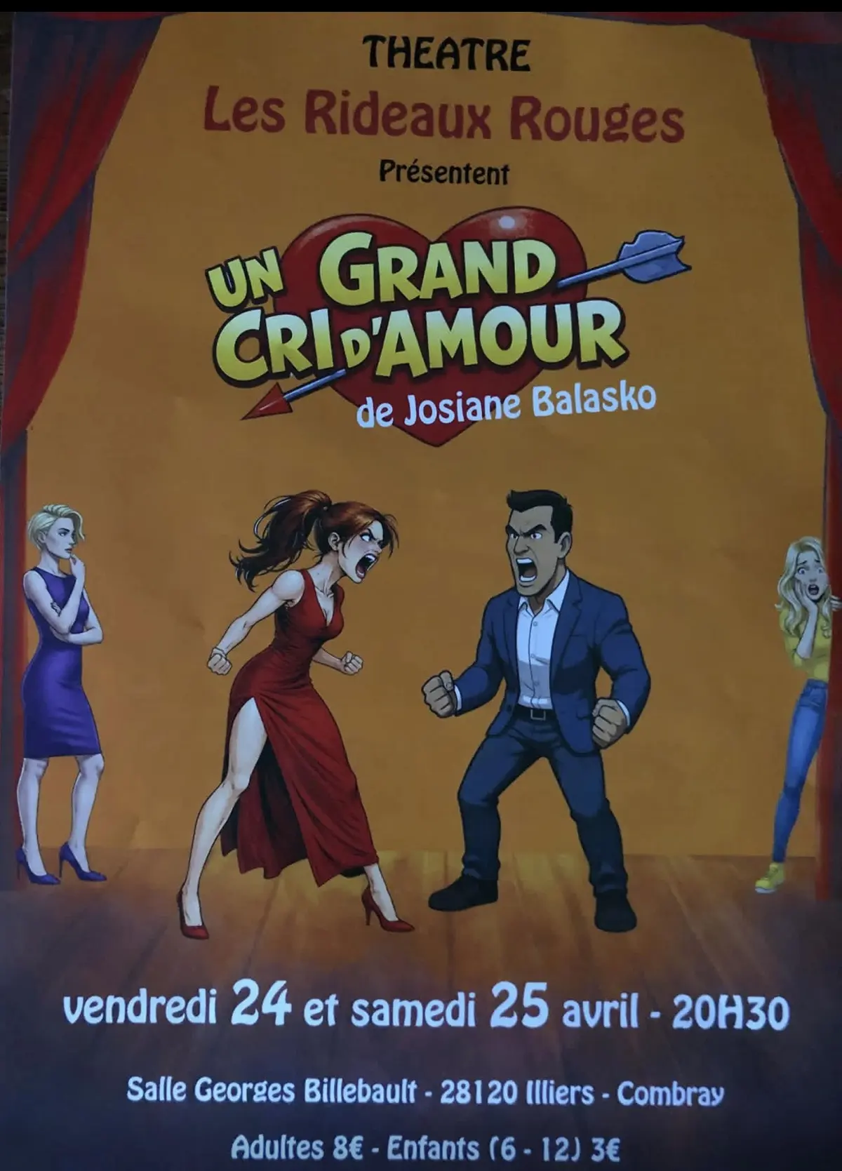 Théâtre : Un grand cri d'amour