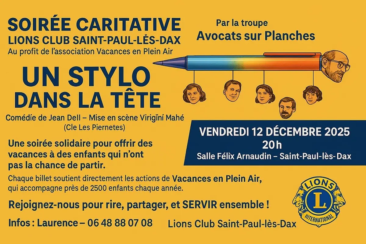 Théàtre: Un stylo dans la tête