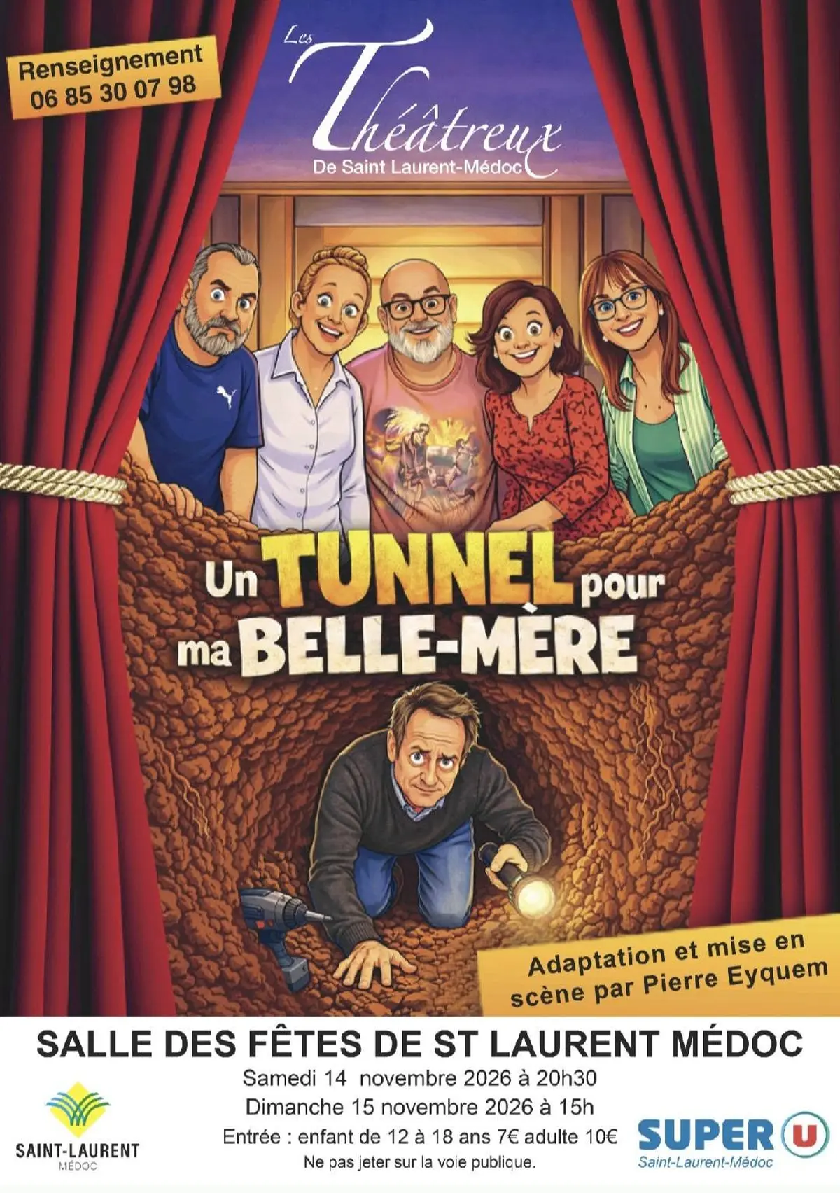 Théâtre  Un tunnel pour ma belle-mère