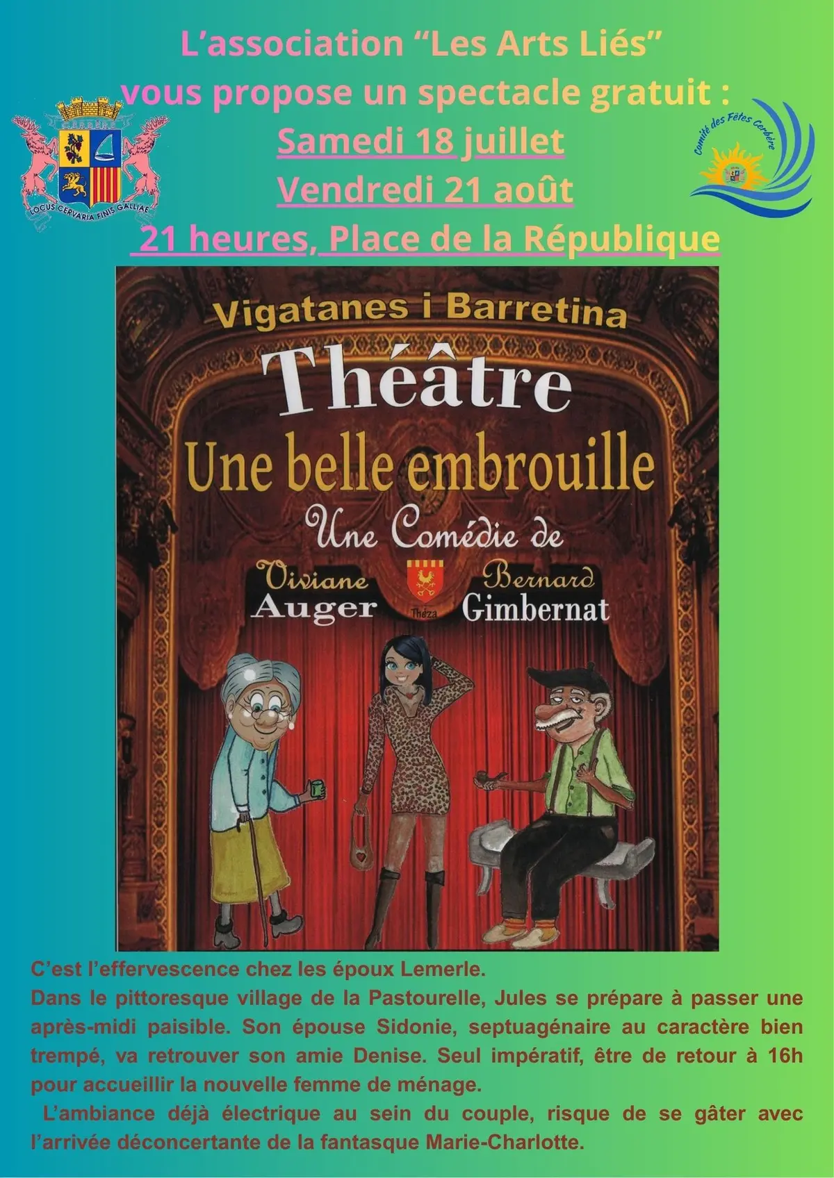 Théatre - Une Belle Embrouille - Compagnie Vigatanes I Barretina