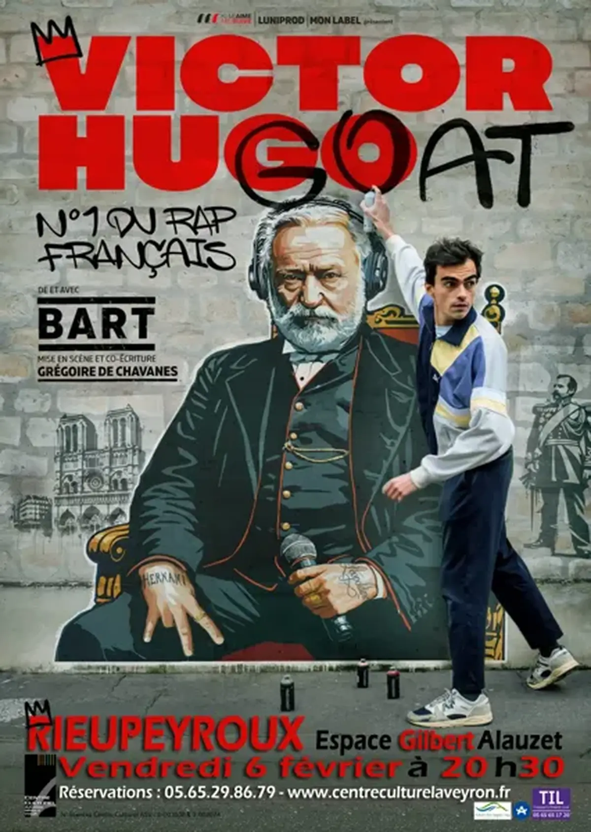 Théâtre - Victor HugoAt : n°1 du rap français