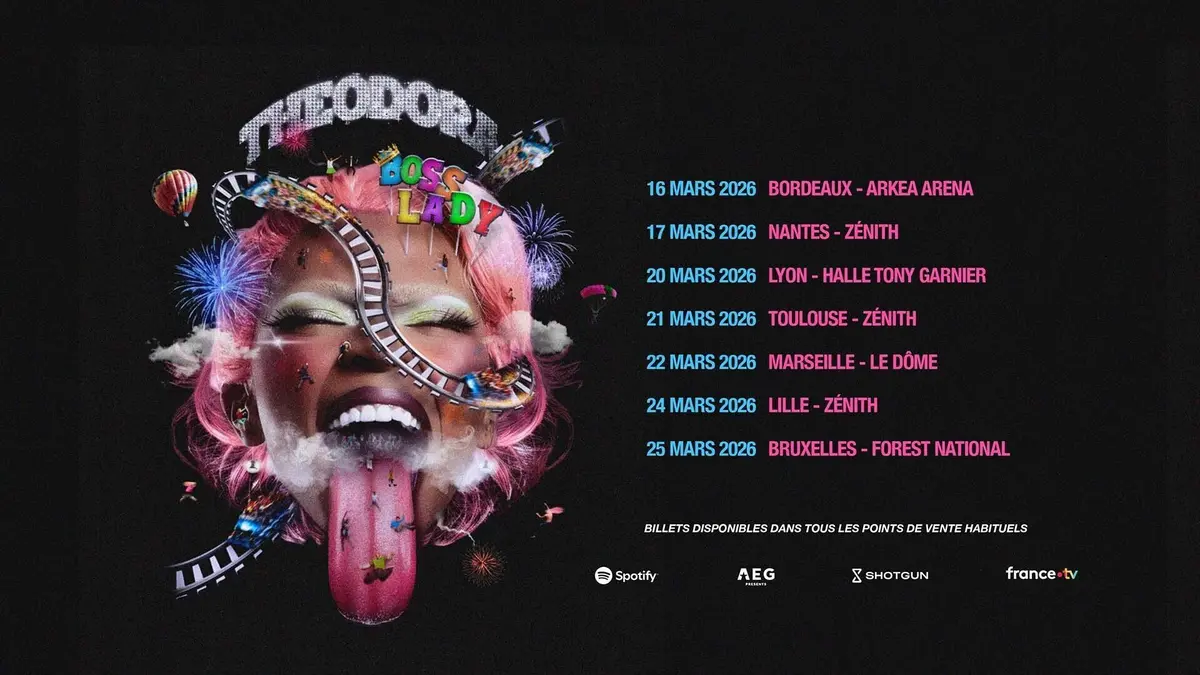 La tournée de Théodora en France en 2026