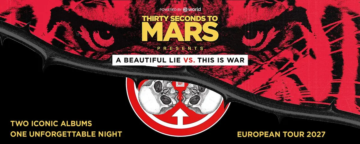 Thirty Seconds To Mars : une tournée européenne A Beautiful Lie vs. This Is War en 2027