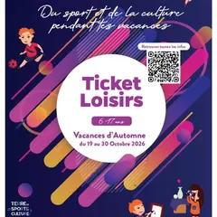 Ticket Loisirs Vacances Automne 2026