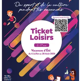 Ticket Loisirs Vacances d'Été 2026