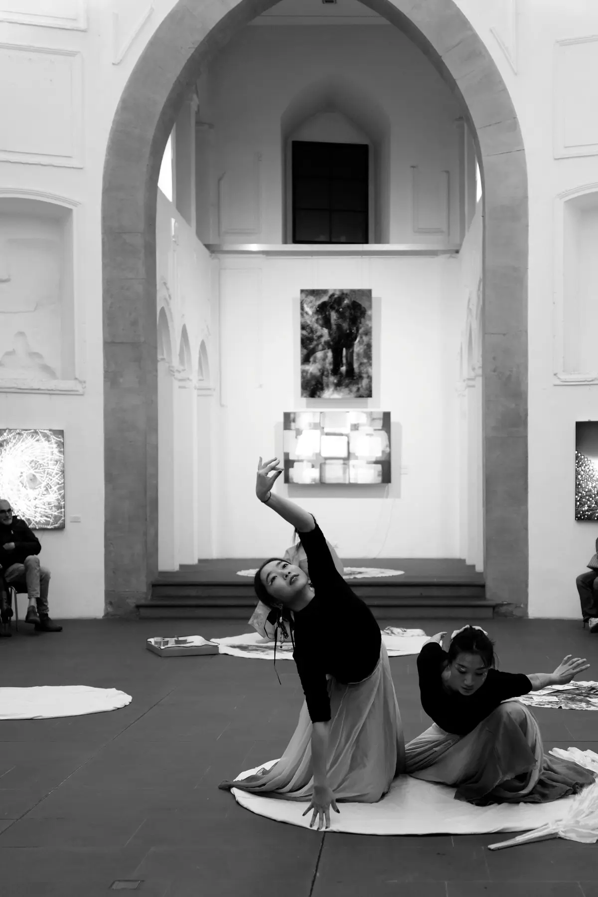 Atelier de danse et de peinture à l'encre de Chine pour adultes