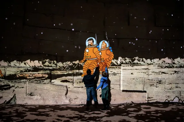 Marchez sur la Lune avec Haddock et Tintin ?