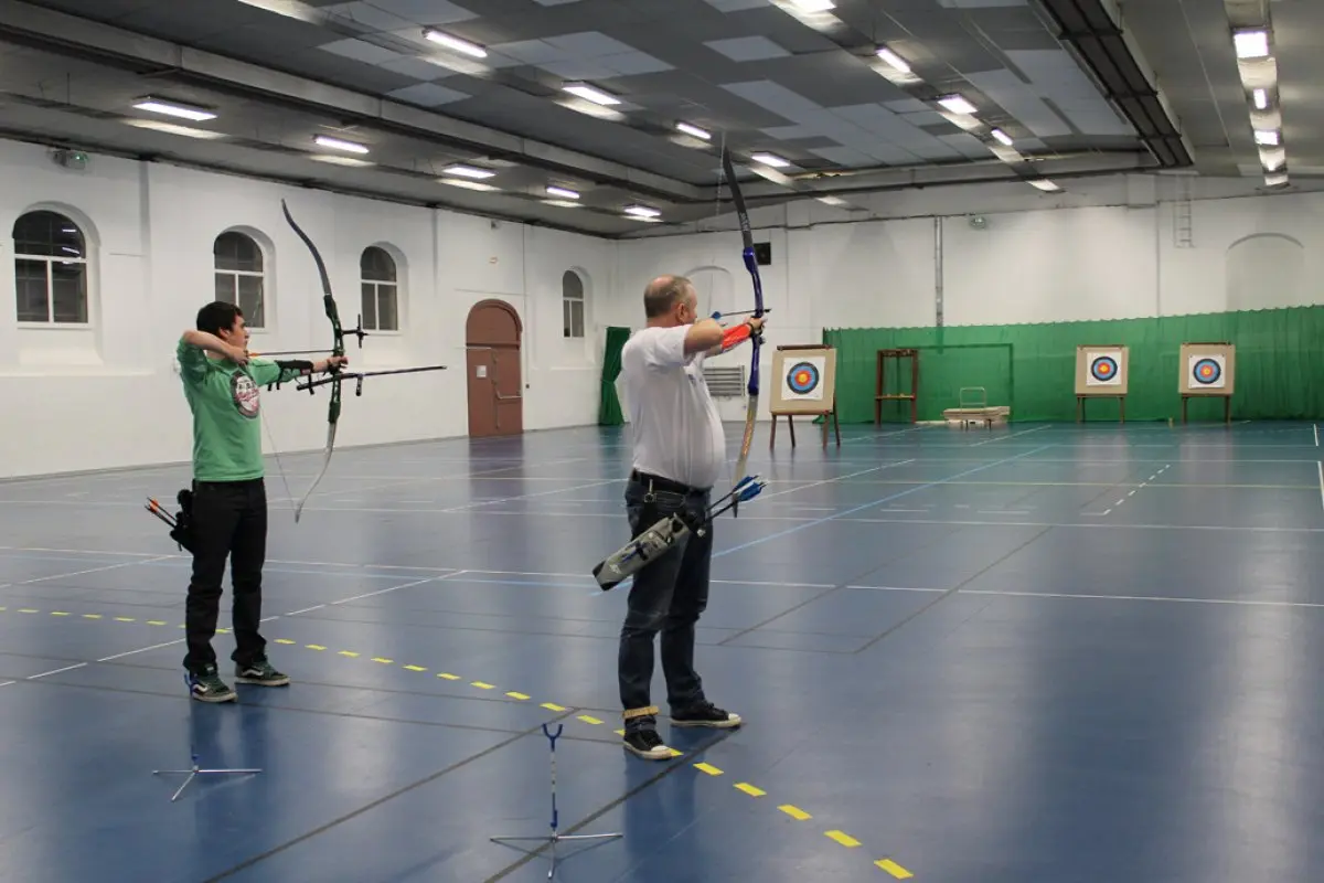 Séance de tir à la Société de tir à l'arc de Mulhouse