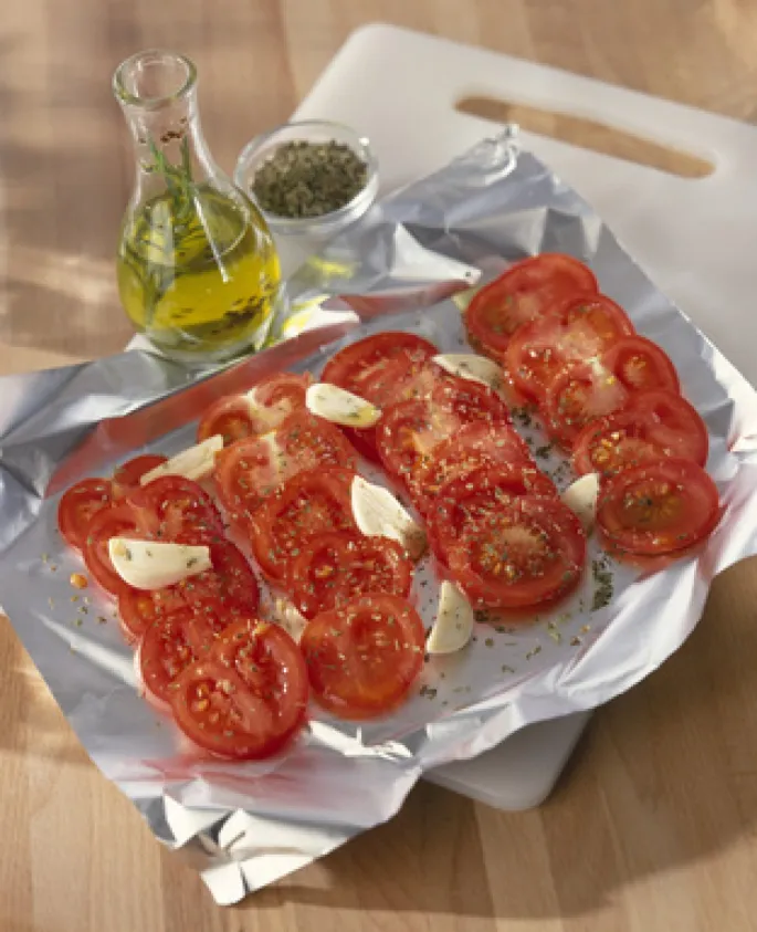 Tomates provençales au four ou au barbecue