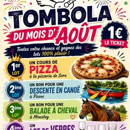 Tombola du mois d'août