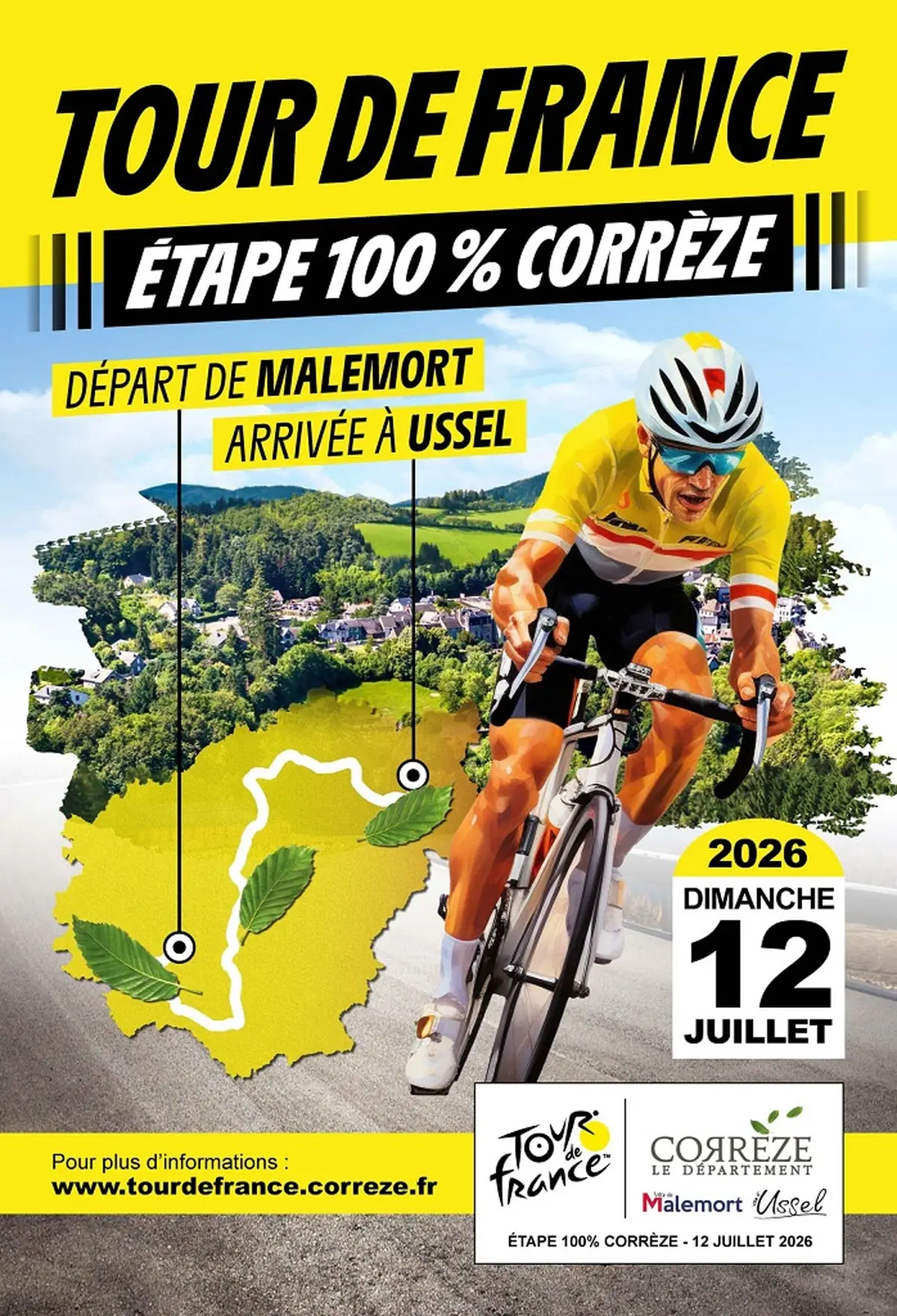 Tour de France 2026 : étape 100% Corrèze !