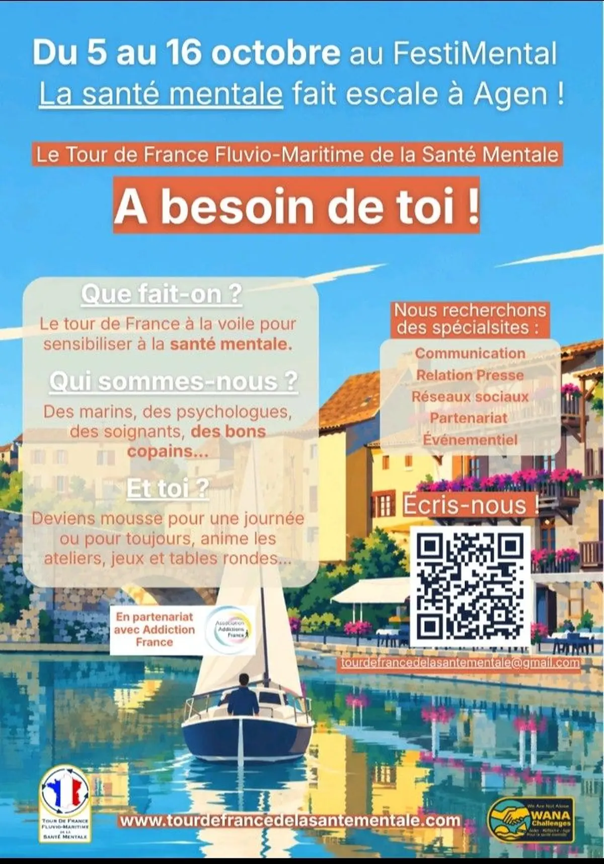 Tour de France fluvial et maritime de la santé mentale