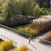 Tour du parc Martin Luther King & atelier en plein air
