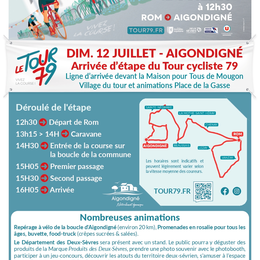 Tour79 : arrivée d'étape