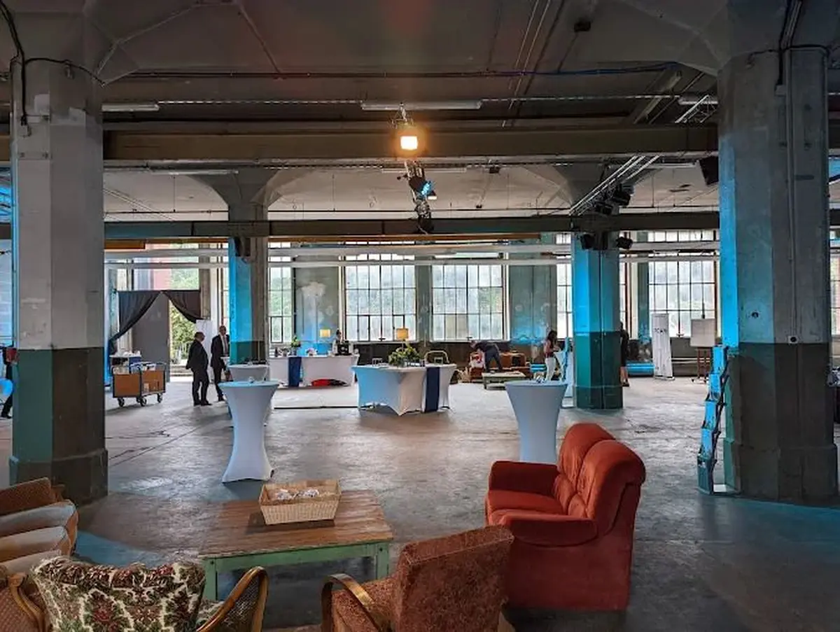 Intérieur d'une ancienne usine désaffectée à Motoco