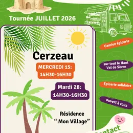 Tournée de l'Epicerie du Val à Cerzeau